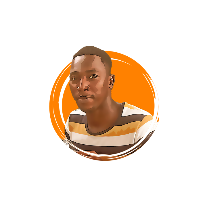 Portrait illustré de Giovany Ndong
