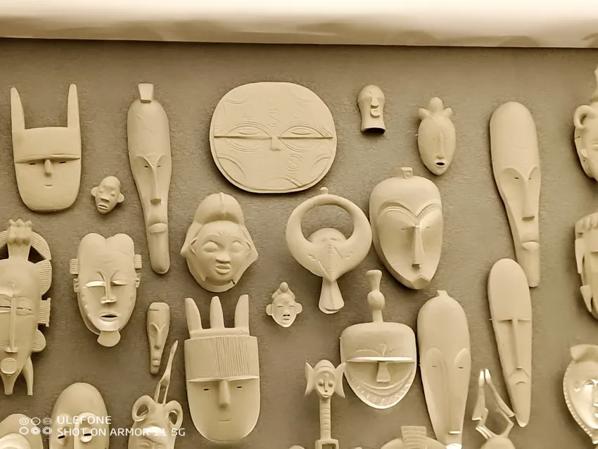 Un detalle decorativo durante la misión